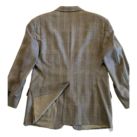 Vtg Polo University Club by Ralph Lauren Sports Coat Mens 42R Plaid Suit Jacket - Picture 5 of 16